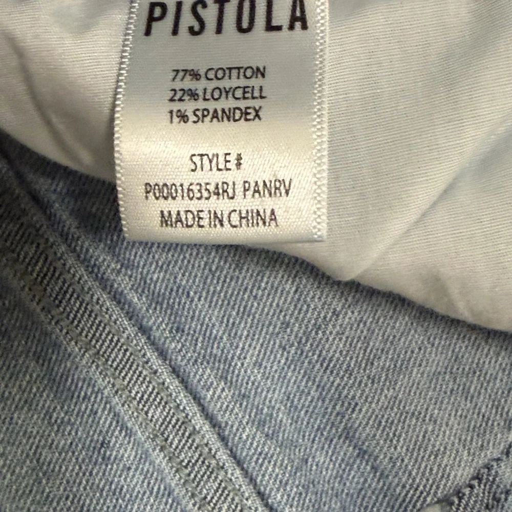 Pistola Light Blue Cropped Jeans - Picture 3 of 5